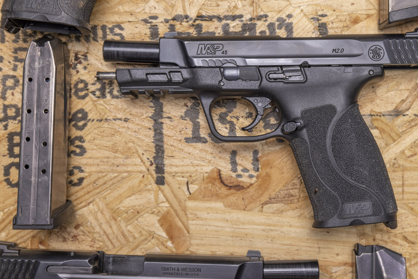 SMITH AND WESSON M&P45 M2.0 45 ACP Police Trade-In Pistols with Night Sights